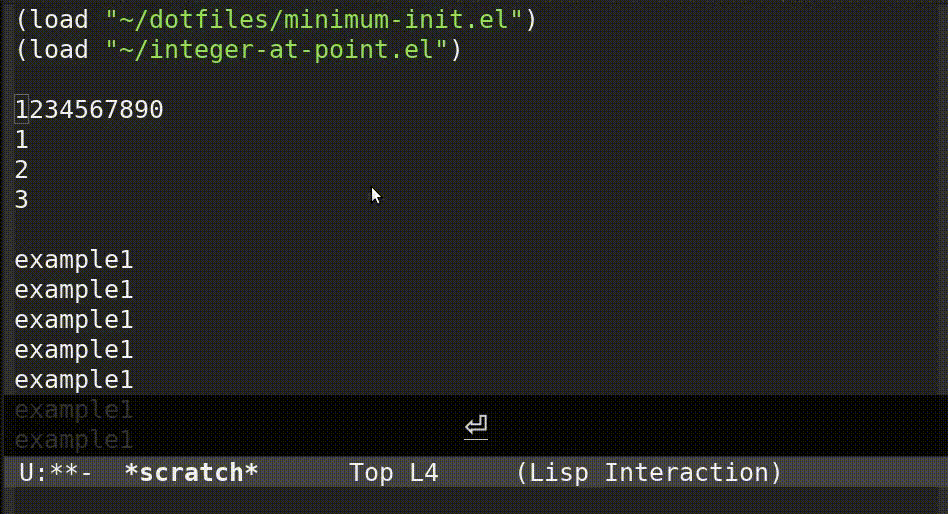 Integer At Point